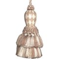 123 Creations 123 Creations CB047N-5.5 Inch Harlequin - Natural Hand Painted Tassel CB047N-5.5